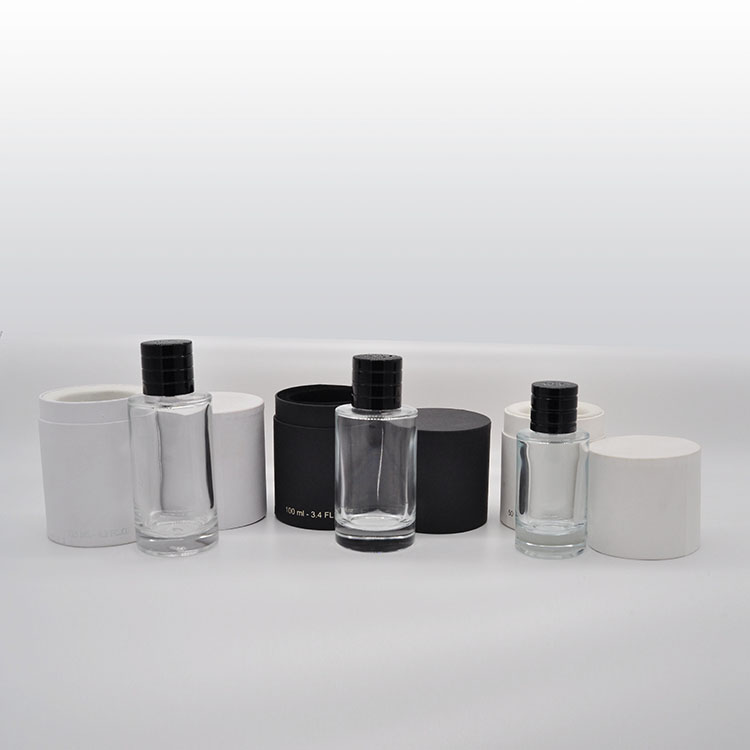 50ml luxury glass perfume bottle with magnetic cap and outer packaging to send friends preferred