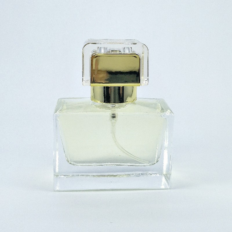 50ml luxury square perfume glass bottle supplier