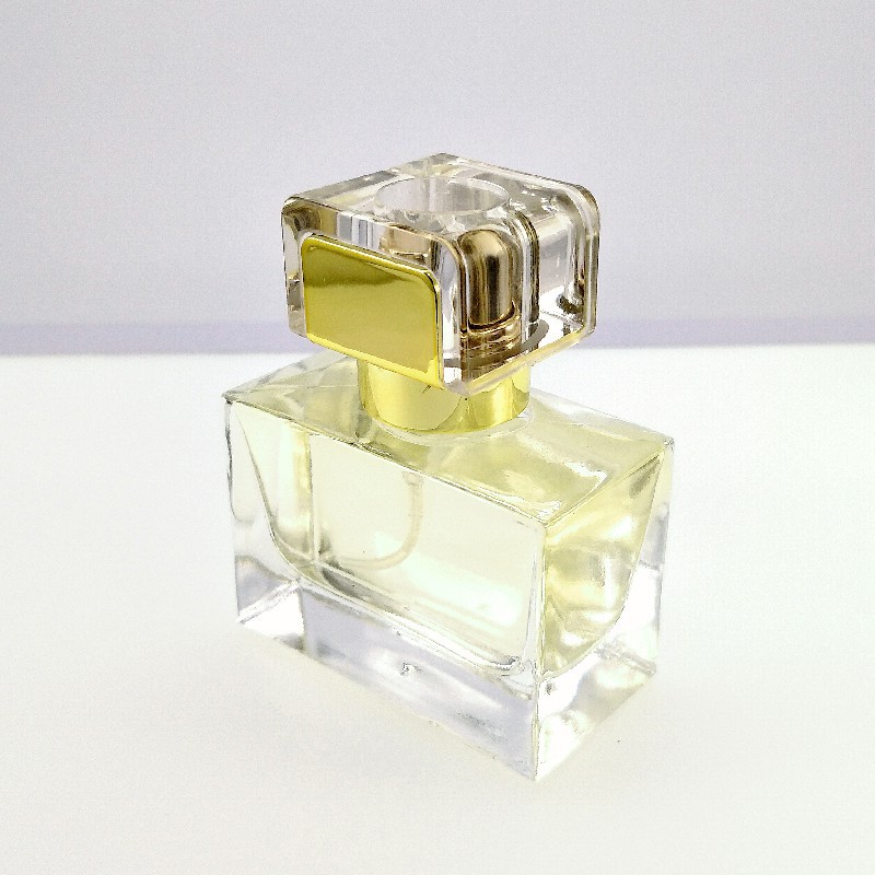 50ml luxury square perfume glass bottle supplier
