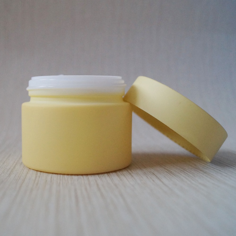 50ml matte black glass cosmetic jars wholesale glass jars