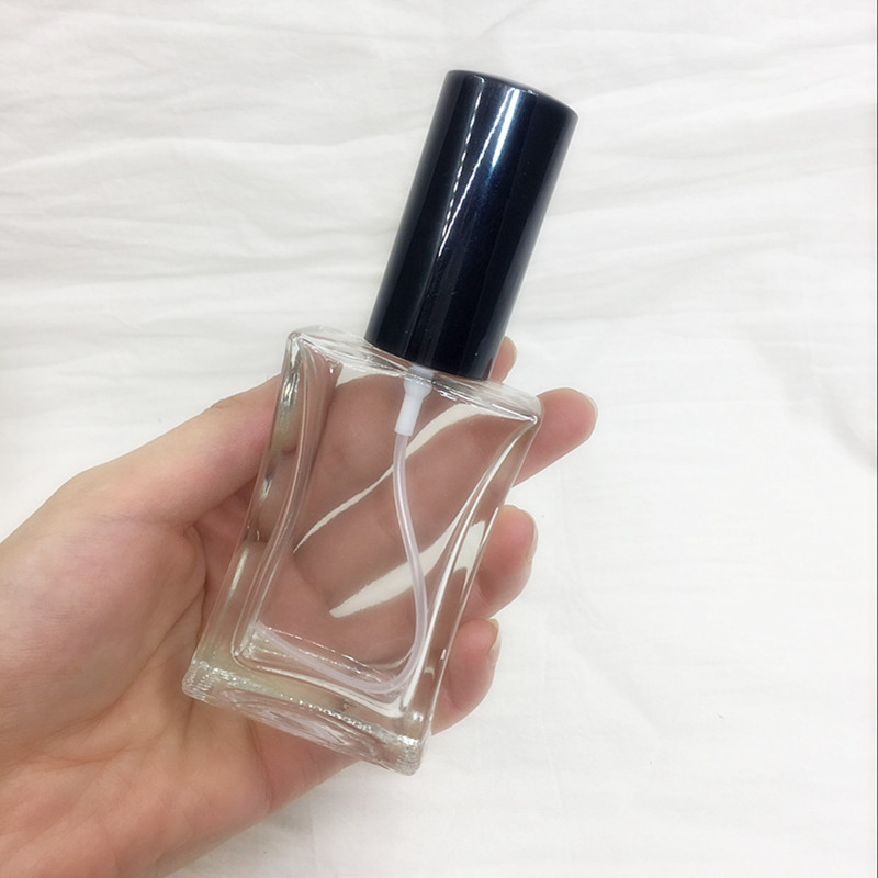 50ml mini small perfume spray diffuser empty bottle glass perfume clear