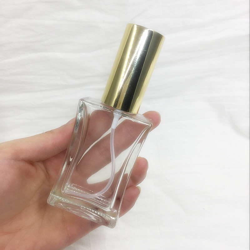 50ml mini small perfume spray diffuser empty bottle glass perfume clear