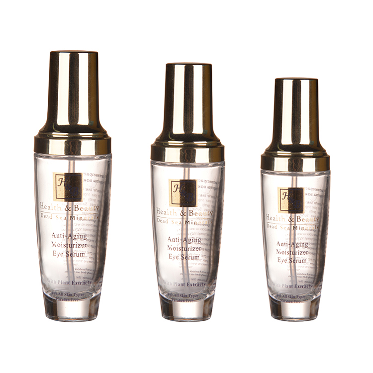 50ml oem round custom clear pump spray glass perfume bottle