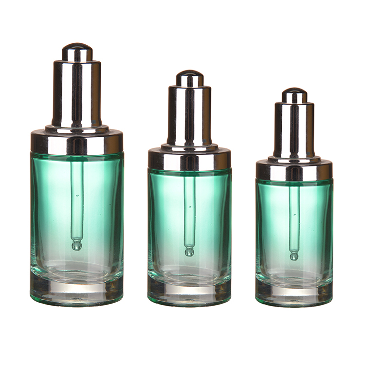 50ml oem round custom clear pump spray glass perfume bottle