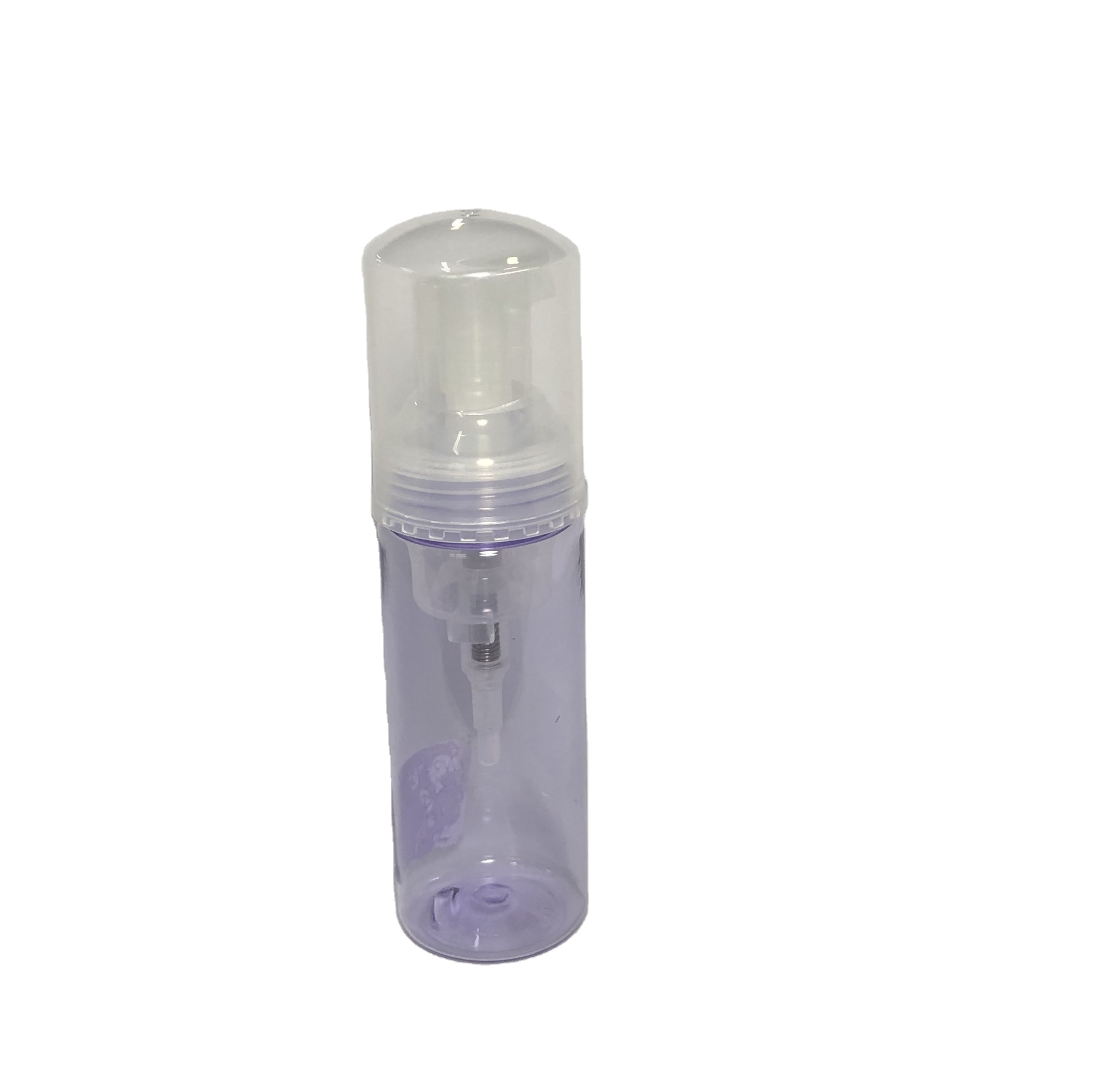 50ml pharmaceutical colored plastic bottle with 30mm natural foam pump
