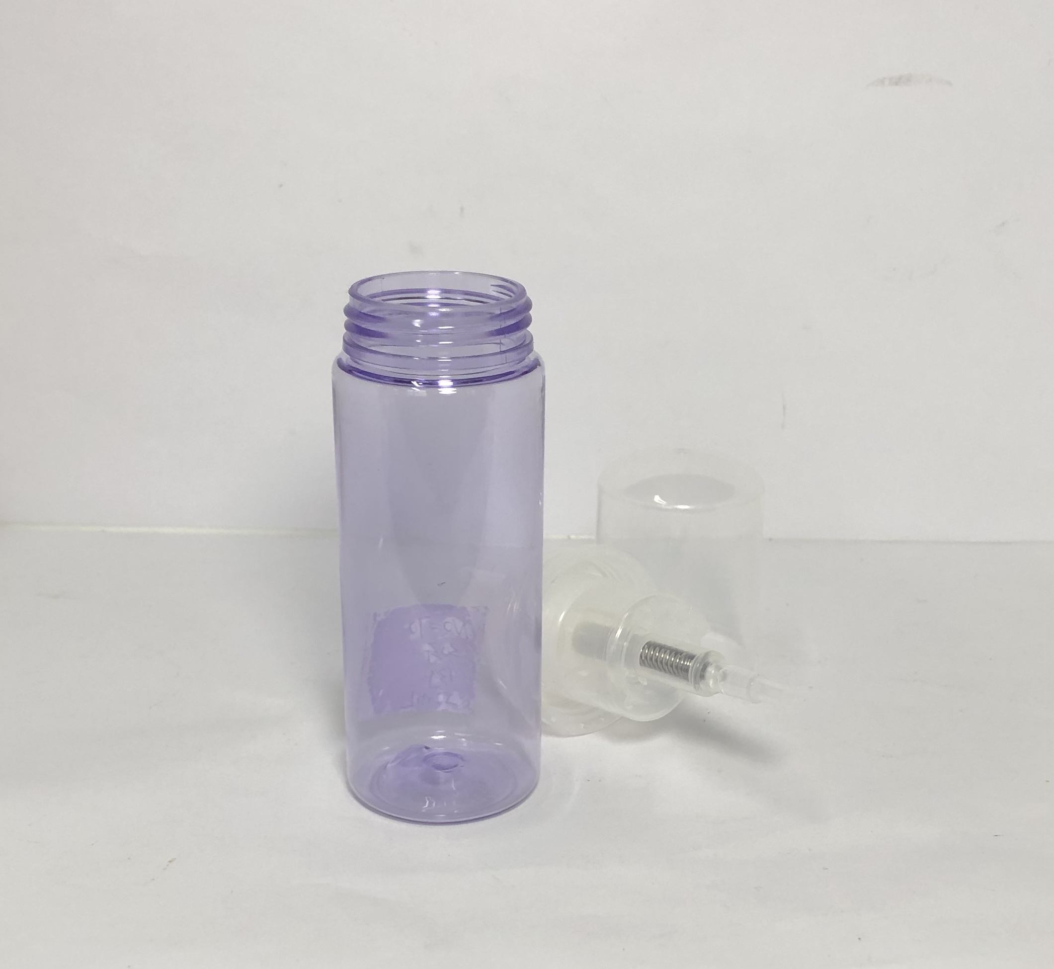 50ml pharmaceutical colored plastic bottle with 30mm natural foam pump