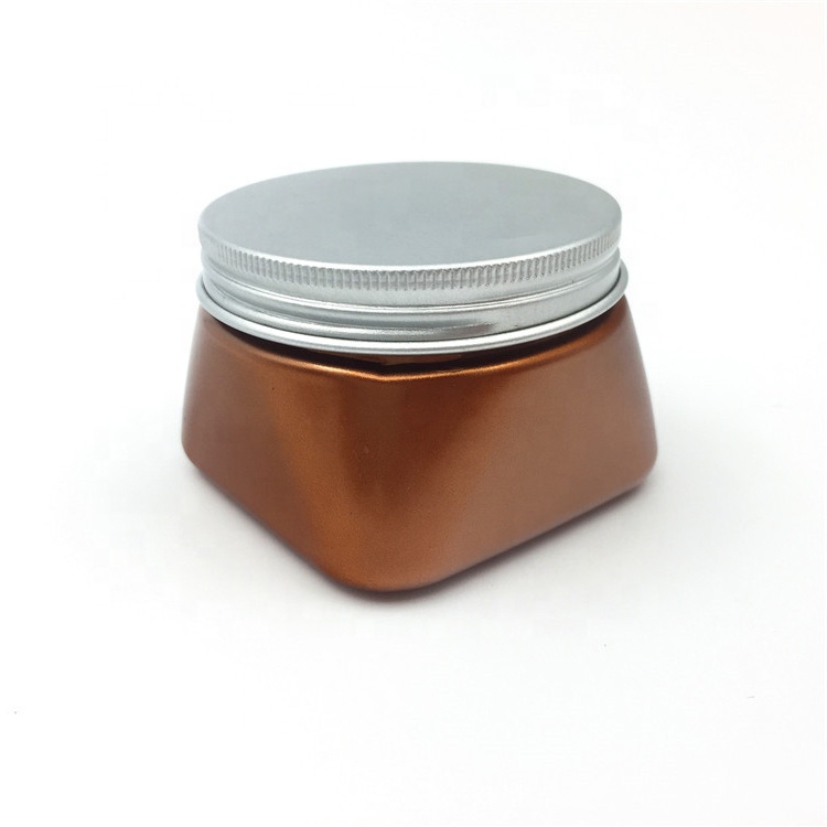 50ml plastic square cream jar, PP cosmetic jar