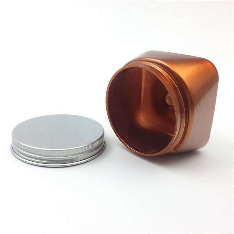 50ml plastic square cream jar, PP cosmetic jar