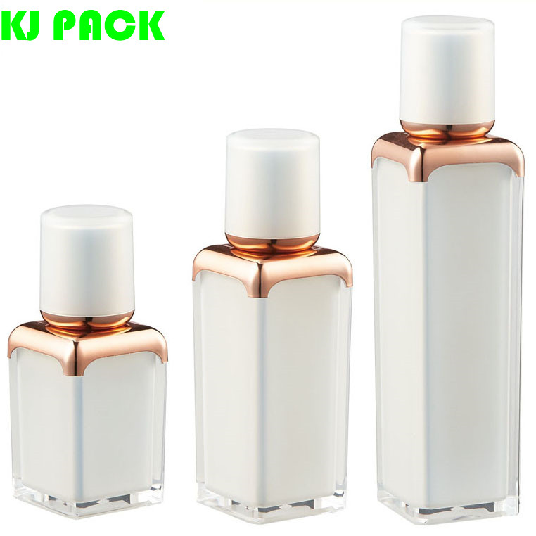 50ml pump lotion bottles cosmetic cream containers 80ml wholesale acrylic bottle 120ml plastic packaging