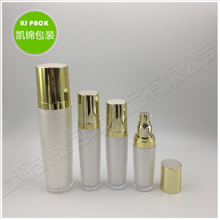 50ml pump lotion bottles cosmetic cream containers 80ml wholesale acrylic bottle 120ml plastic packaging