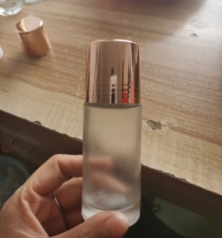 50ml roll on perfume frosted clear glass essential oil bottle glass roller bottles essential oil