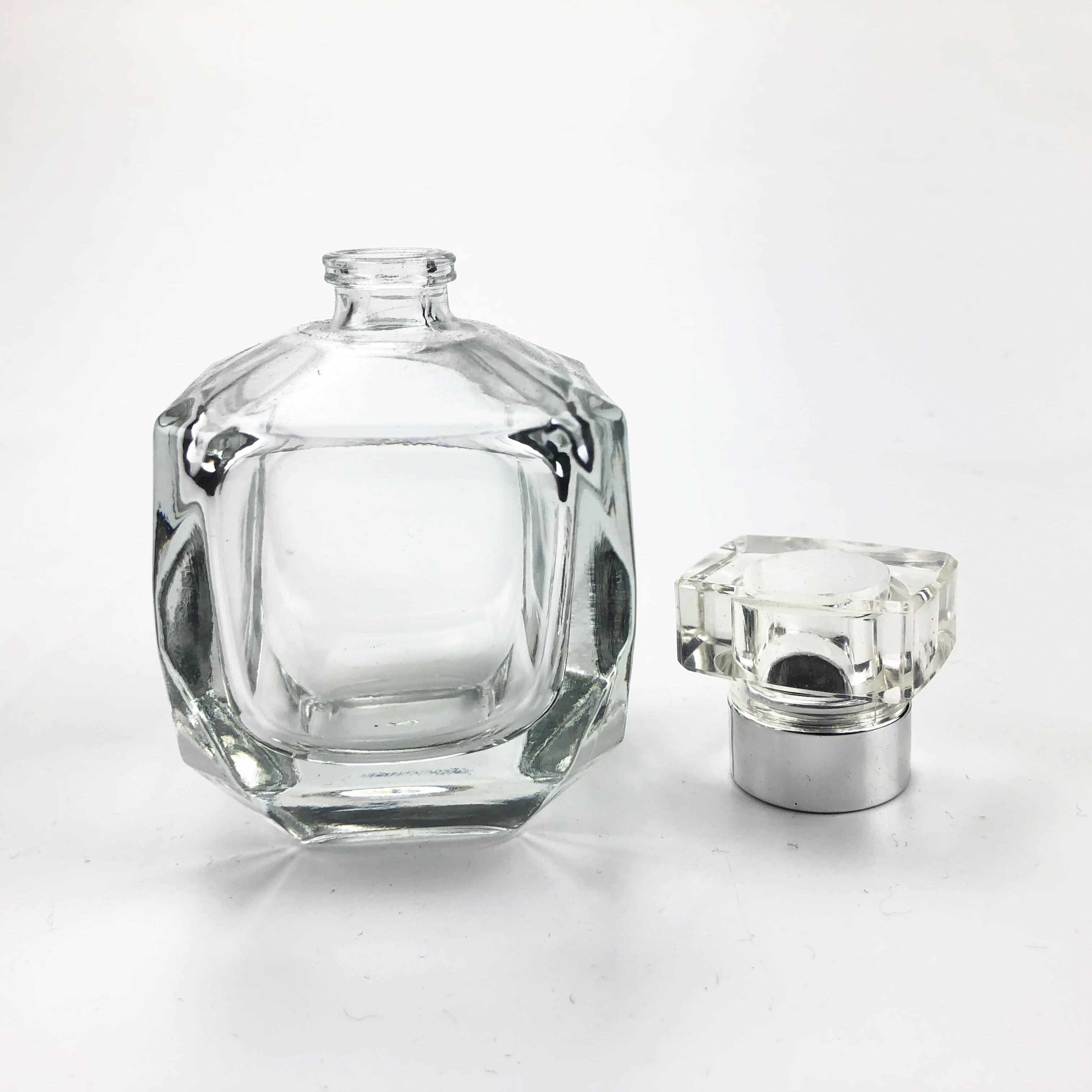 50ml shiny hot luxury empty glass wholesale bottle perfume