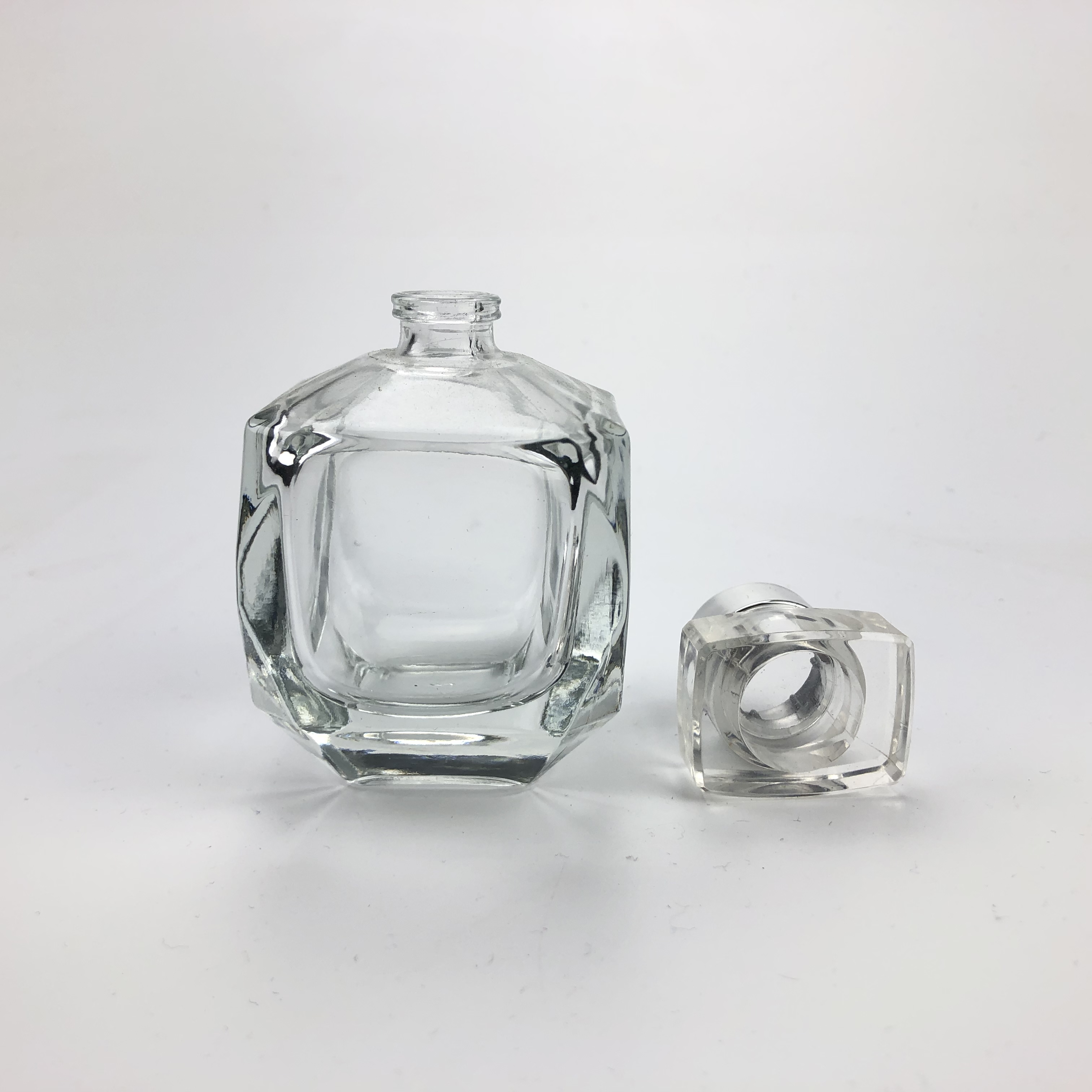 50ml shiny hot luxury empty glass wholesale bottle perfume
