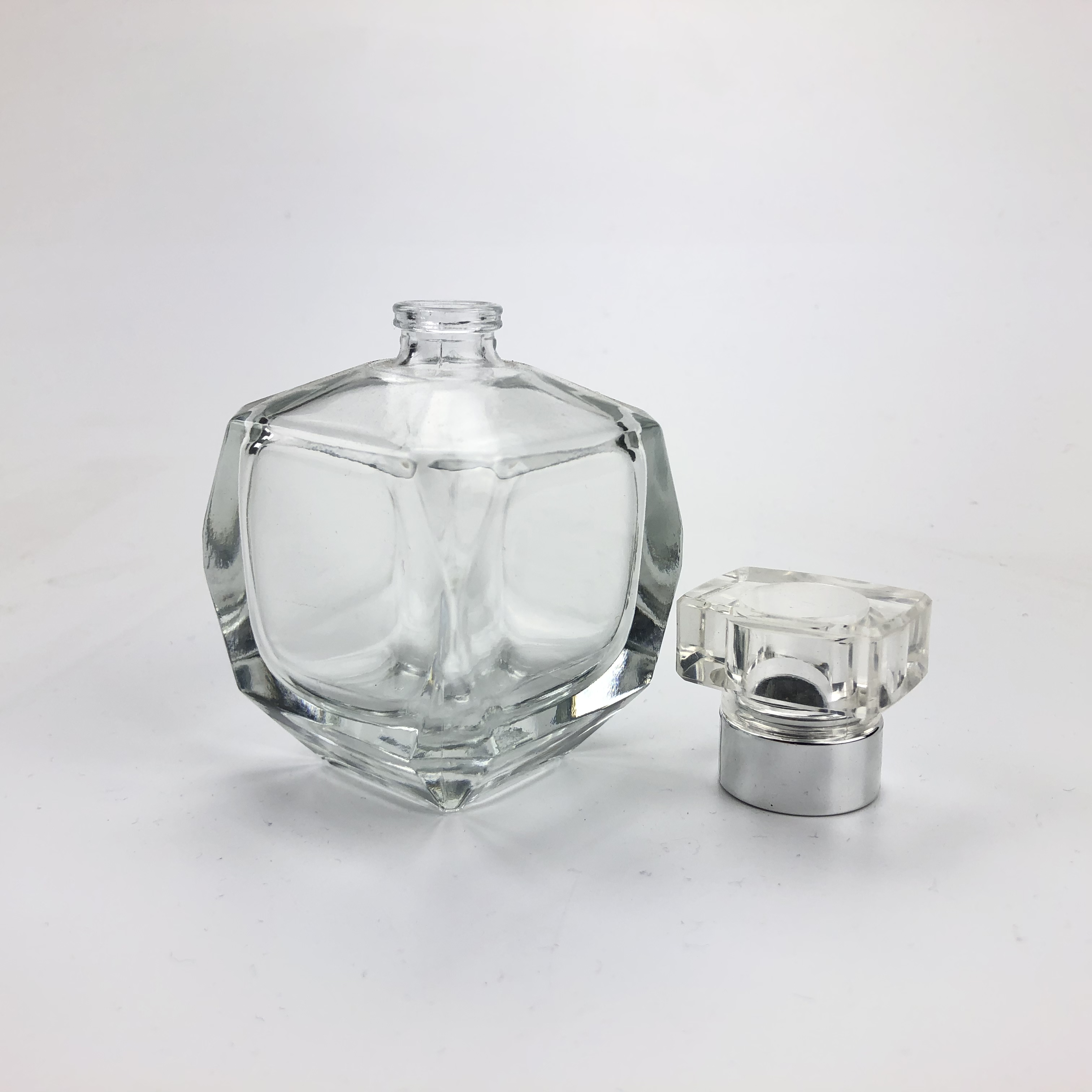 50ml shiny hot luxury empty glass wholesale bottle perfume