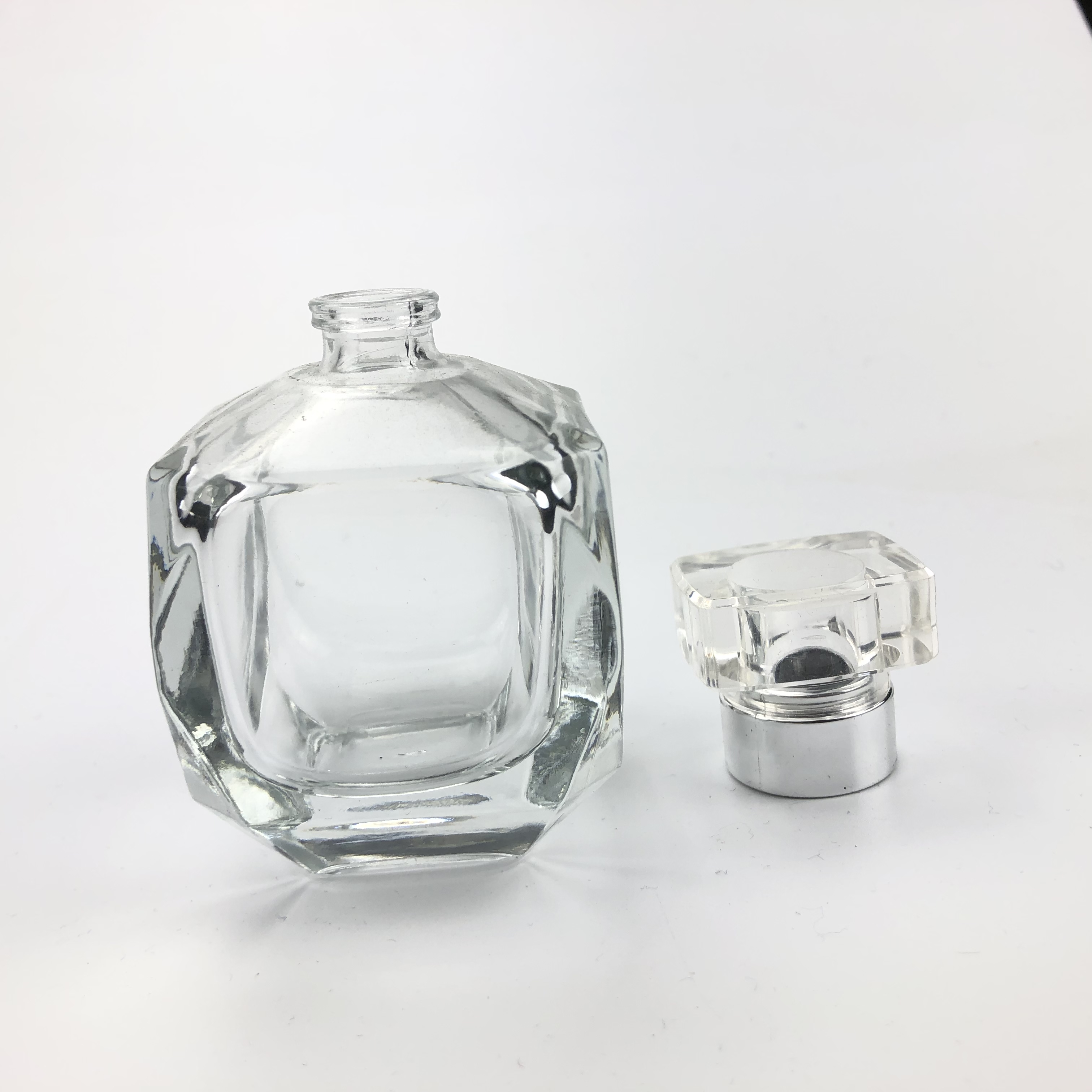 50ml shiny hot luxury empty glass wholesale bottle perfume