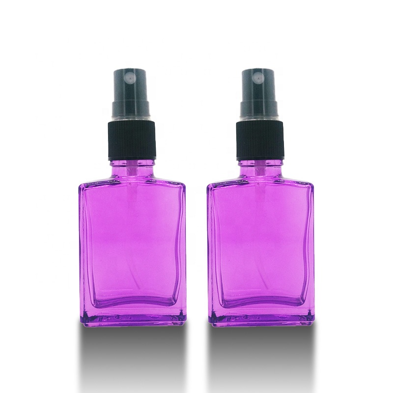 50ml square glass bottle glass bottle rectangle/30ml rectangular glass bottle perfume oils bottles/square pump glass bottle