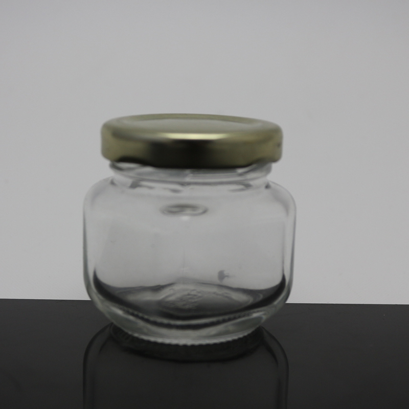 50ml square glass jar 50ml honey glass bottle