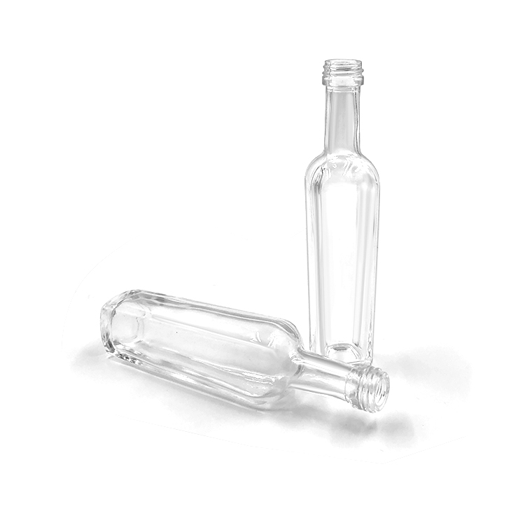 50ml square glass liquor spirit bottle