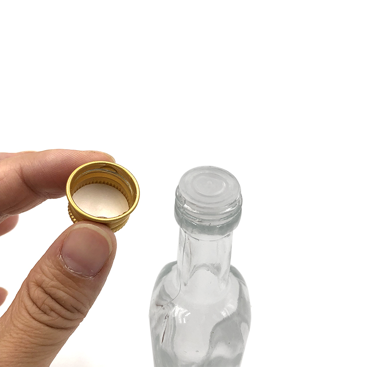 50ml square glass liquor spirit bottle