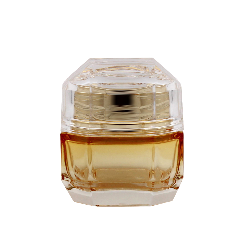 50ml unique square cosmetic glass jars
