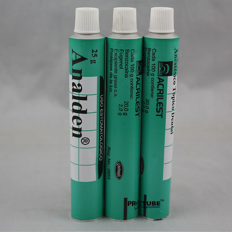 50ml white matt tube screw thread packaging with its rack gloss vide transparent soft round top applicator tube with silicone