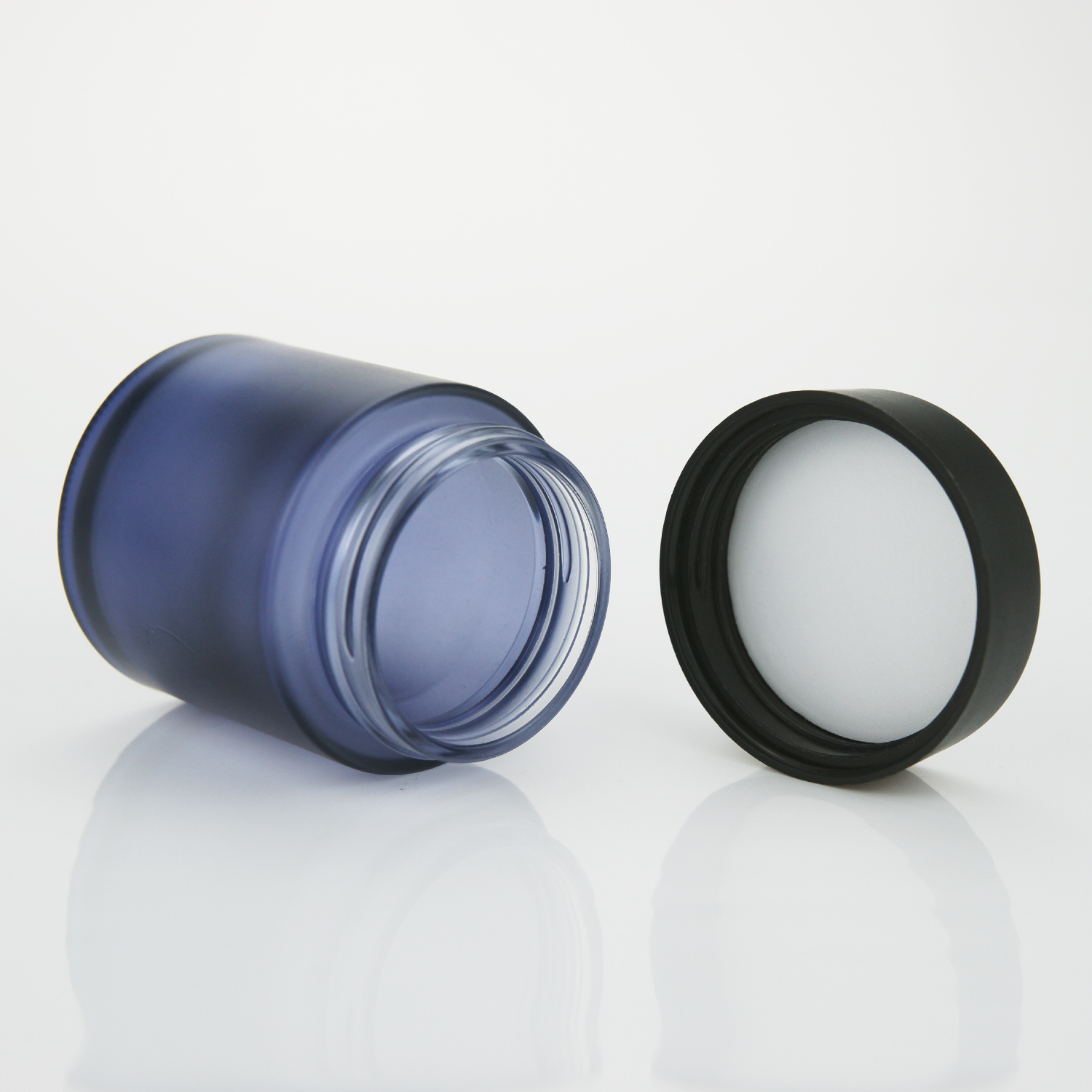 50ml70ml110ml150ml glass hemp container with child resistant cap