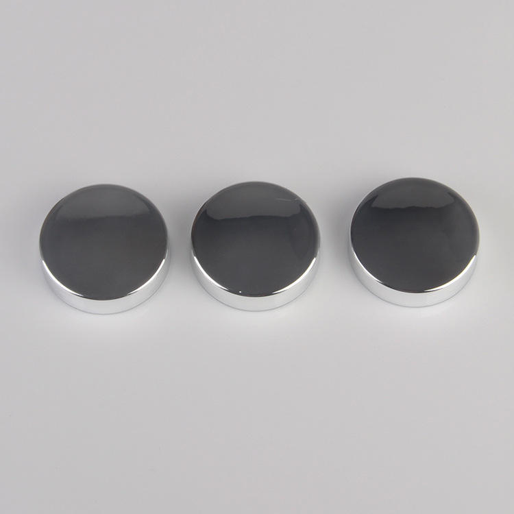 54 mm neck Clear thick Phenolic plastic screw cap glass cosmetic jar