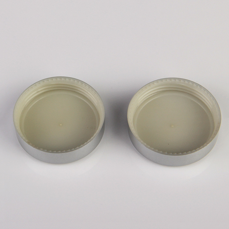 54 mm neck Clear thick Phenolic plastic screw cap glass cosmetic jar
