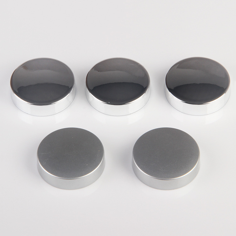 54 mm neck Clear thick Phenolic plastic screw cap glass cosmetic jar