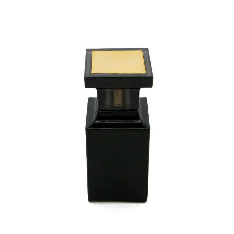55 ml New DESIGN  Wholesale oem luxury black empty glass Perfume Bottle