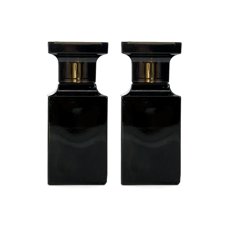 55 ml New DESIGN Wholesale oem luxury black empty glass Perfume Bottle