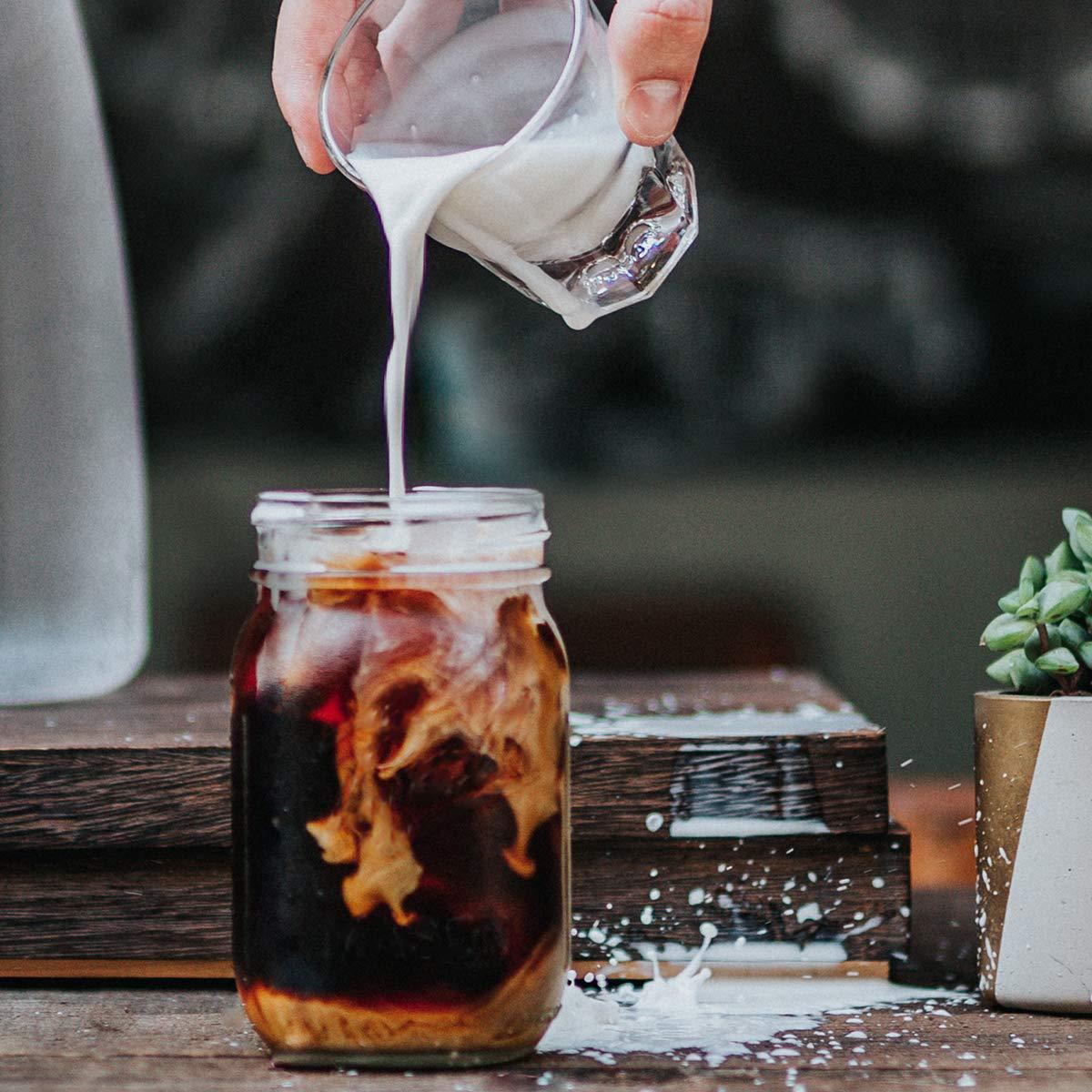 550ml (18.6 OZ) Glass Jars With Metal Lids Serving For Milk Coffee Jam Honey Wedding Favors Baby Foods