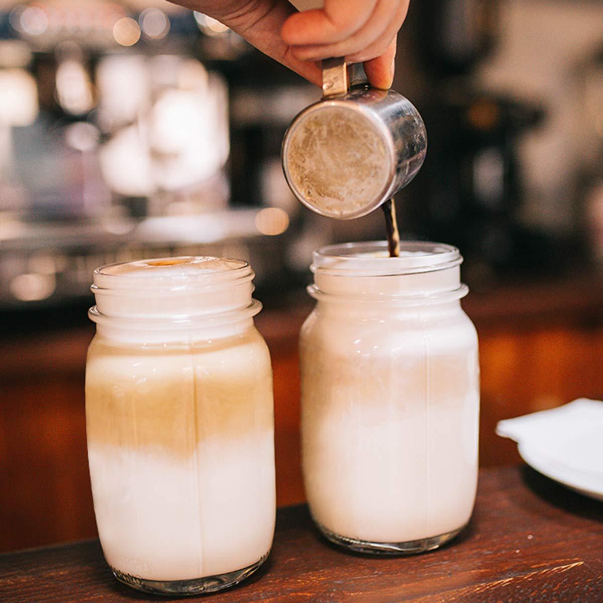 550ml (18.6 OZ) Glass Jars With Metal Lids Serving For Milk Coffee Jam Honey Wedding Favors Baby Foods