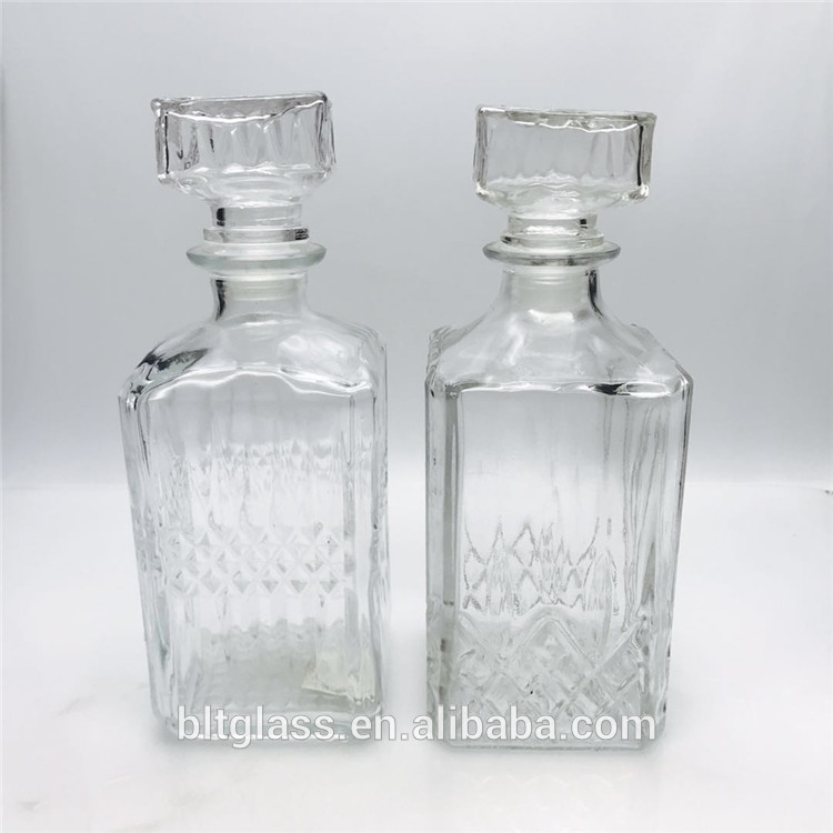 550ml 750ml 850ml 1L whiskey Crystal empty Wine Glass Bottles wholesale