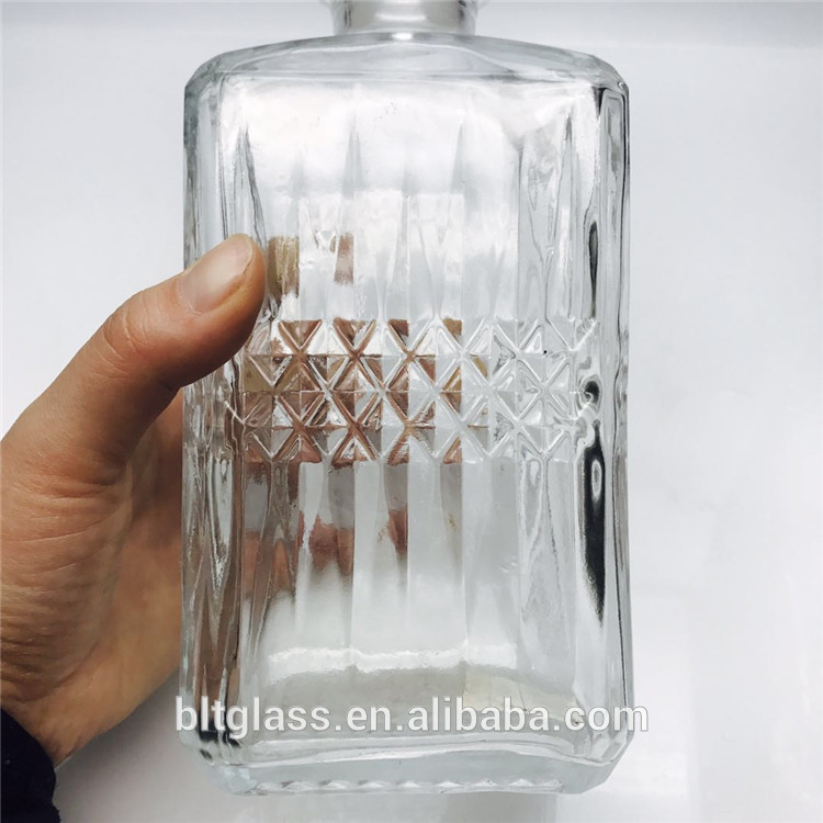 550ml 750ml 850ml 1L whiskey Crystal empty Wine Glass Bottles wholesale