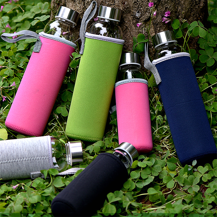 550ml High Borosilicate water glass bottle