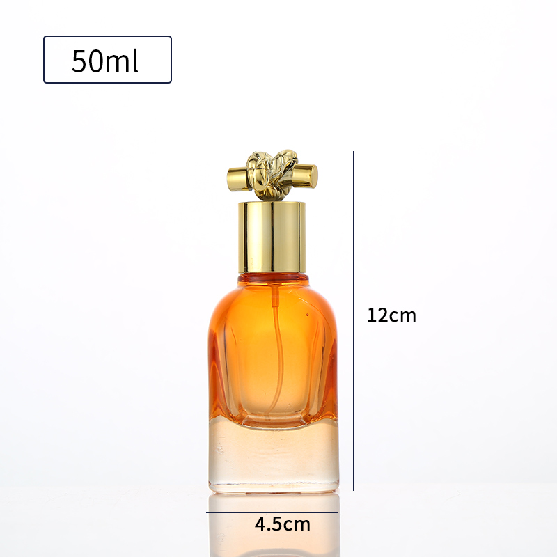 55ML 105ML Black Square Customized Cosmetic Bottles Empty Perfume Bottle Spray Bottle Luxury