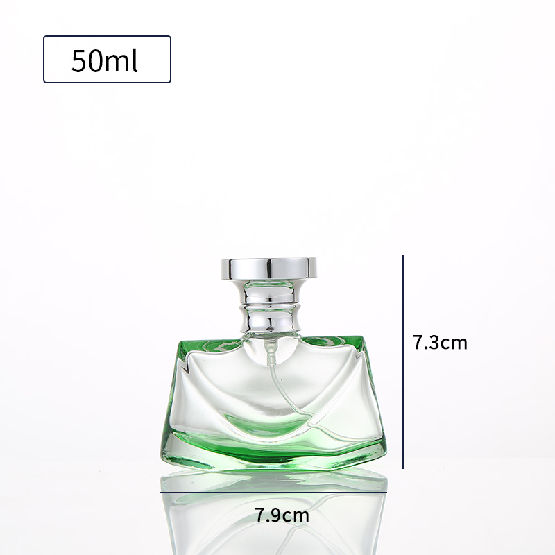 55ML 105ML Black Square Customized Cosmetic Bottles Empty Perfume Bottle Spray Bottle Luxury