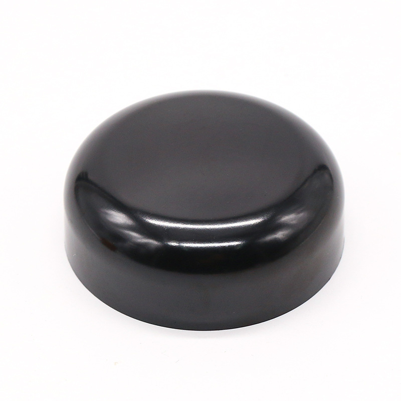 56 mm neck thick Phenolic plastic screw lid heavy base amber glass cosmetic jar