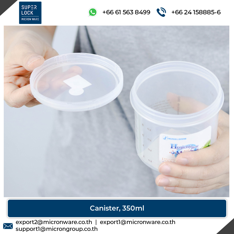 #5632 Premium Quality 350ml Capacity Plastic Food Storage Canister Manufacturer