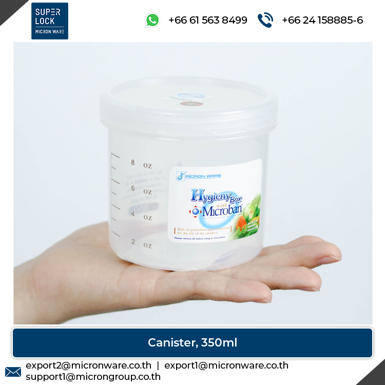 #5632 Premium Quality 350ml Capacity Plastic Food Storage Canister Manufacturer
