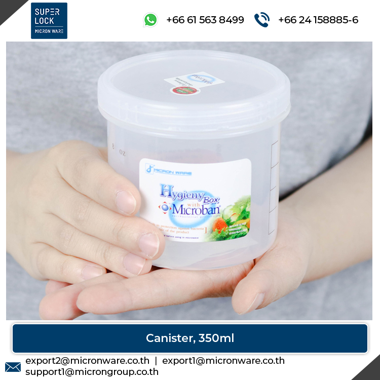 #5632 Premium Quality 350ml Capacity Plastic Food Storage Canister Manufacturer