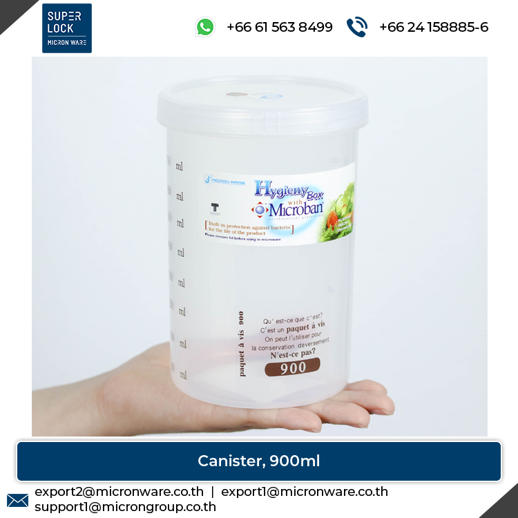 #5634 Hot Selling Dishwasher Safe Plastic Food Storage Canister with Scale