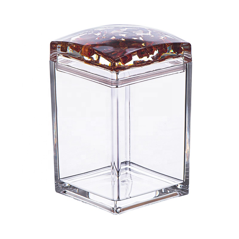 5830S 500ML High Quality Food Grade Acrylic Sealed Storage Tank Snack Nut Dry Goods Storage Sealed Jar
