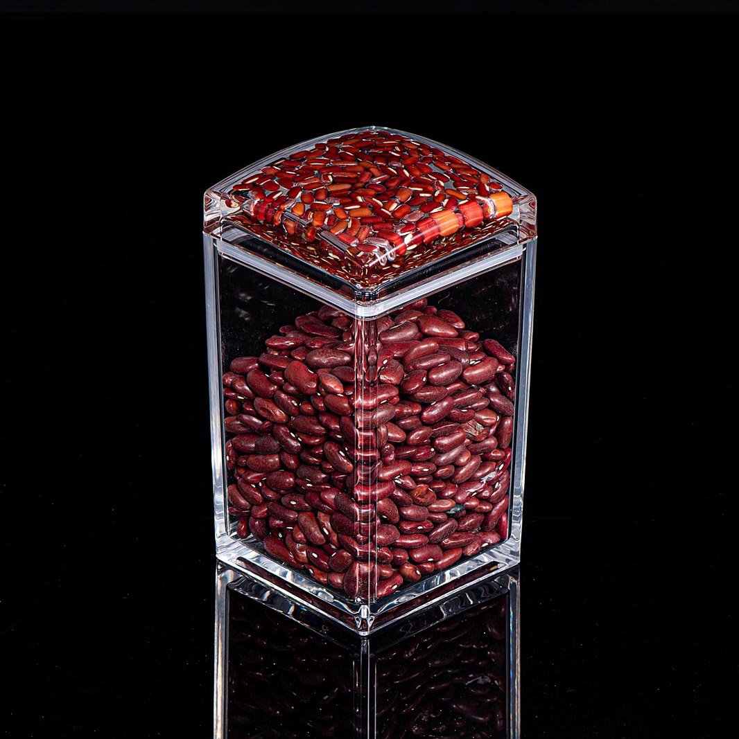 5830S 500ML High Quality Food Grade Acrylic Sealed Storage Tank Snack Nut Dry Goods Storage Sealed Jar