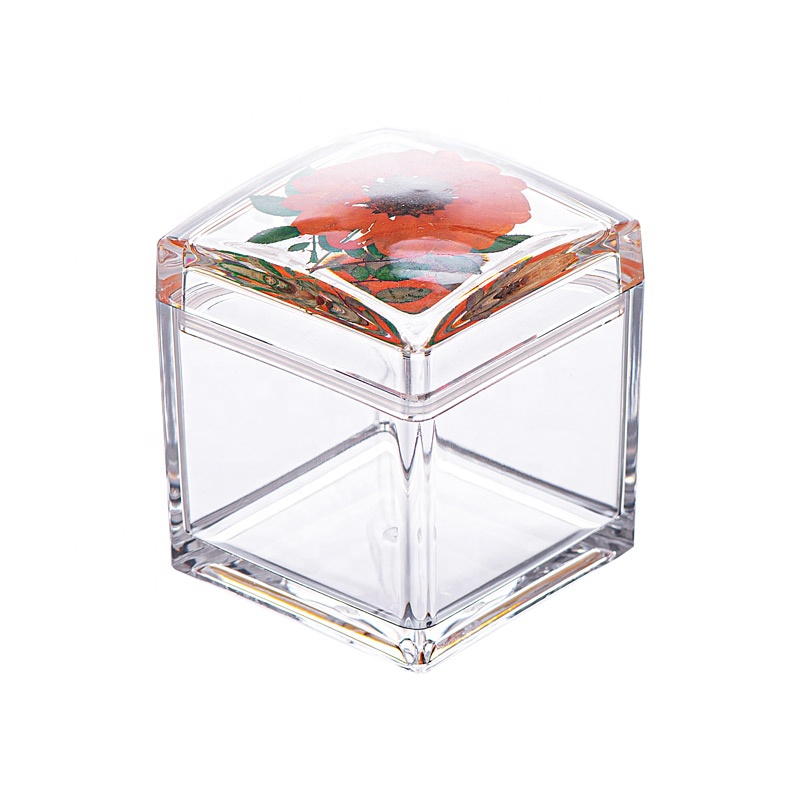 5830XS 300ML New Popular Transparent Acrylic Jars Dried Grains Tank Household Grains Kitchen Storage Jar