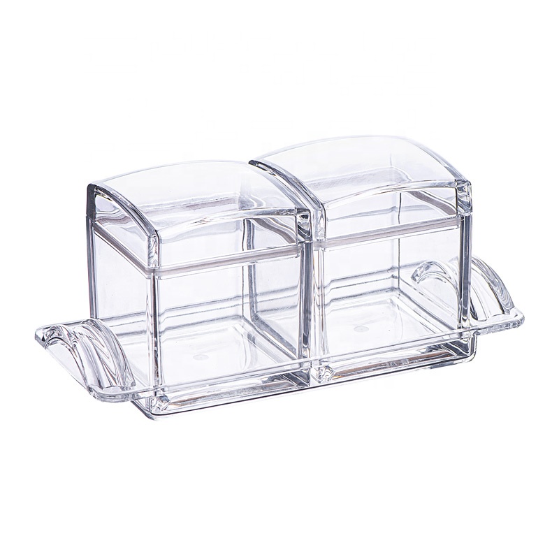 5830XSS2 600ML Hot Selling Transparent Acrylic Sealed Jar With Lid Beans Cereal Food Storage Sealed Container