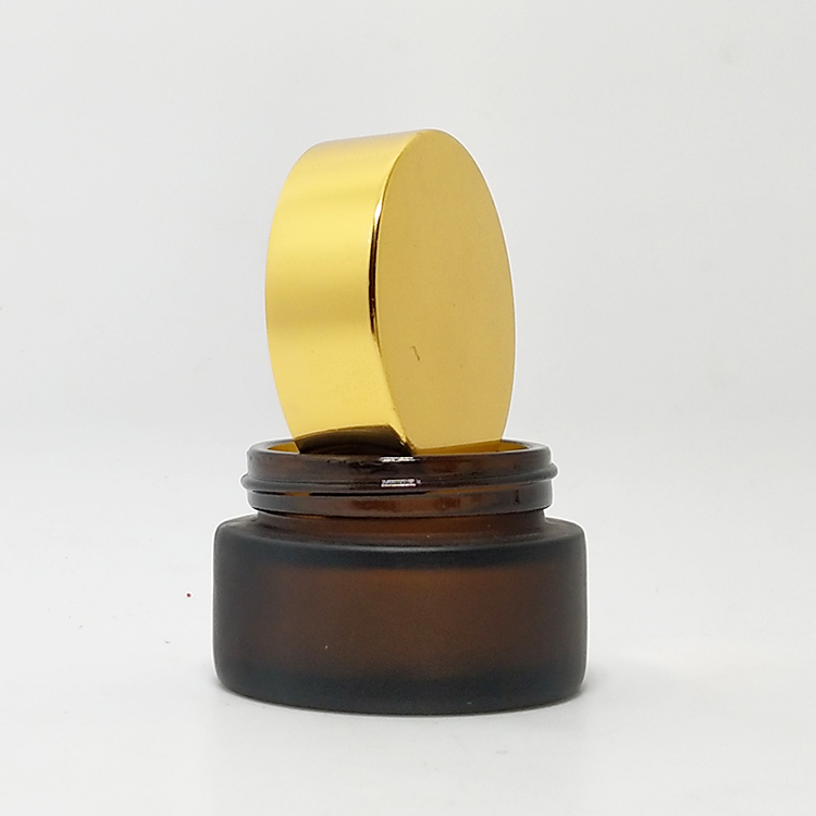 5G 10G 15G 15G 20G 30G 50G 100G 120G frost amber jars with screw cap for glass cream jars