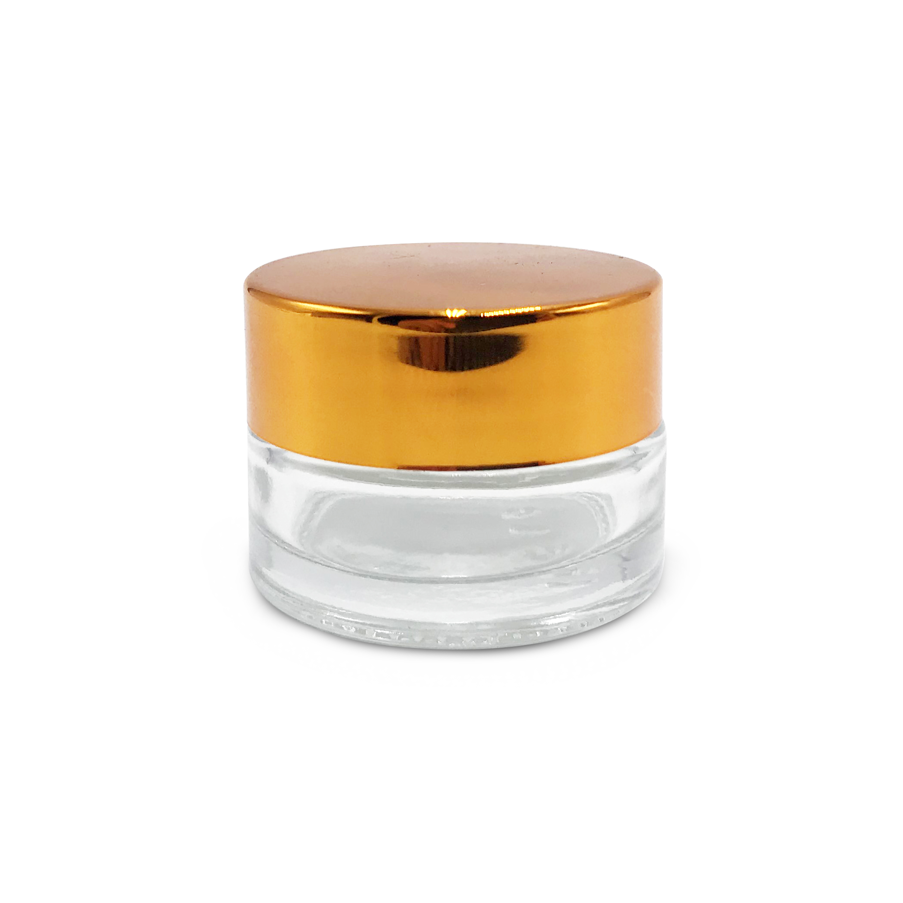 5G 10G 15G 15G 20G 30G 50G 100G clear glass jars with screw cap for cream jars
