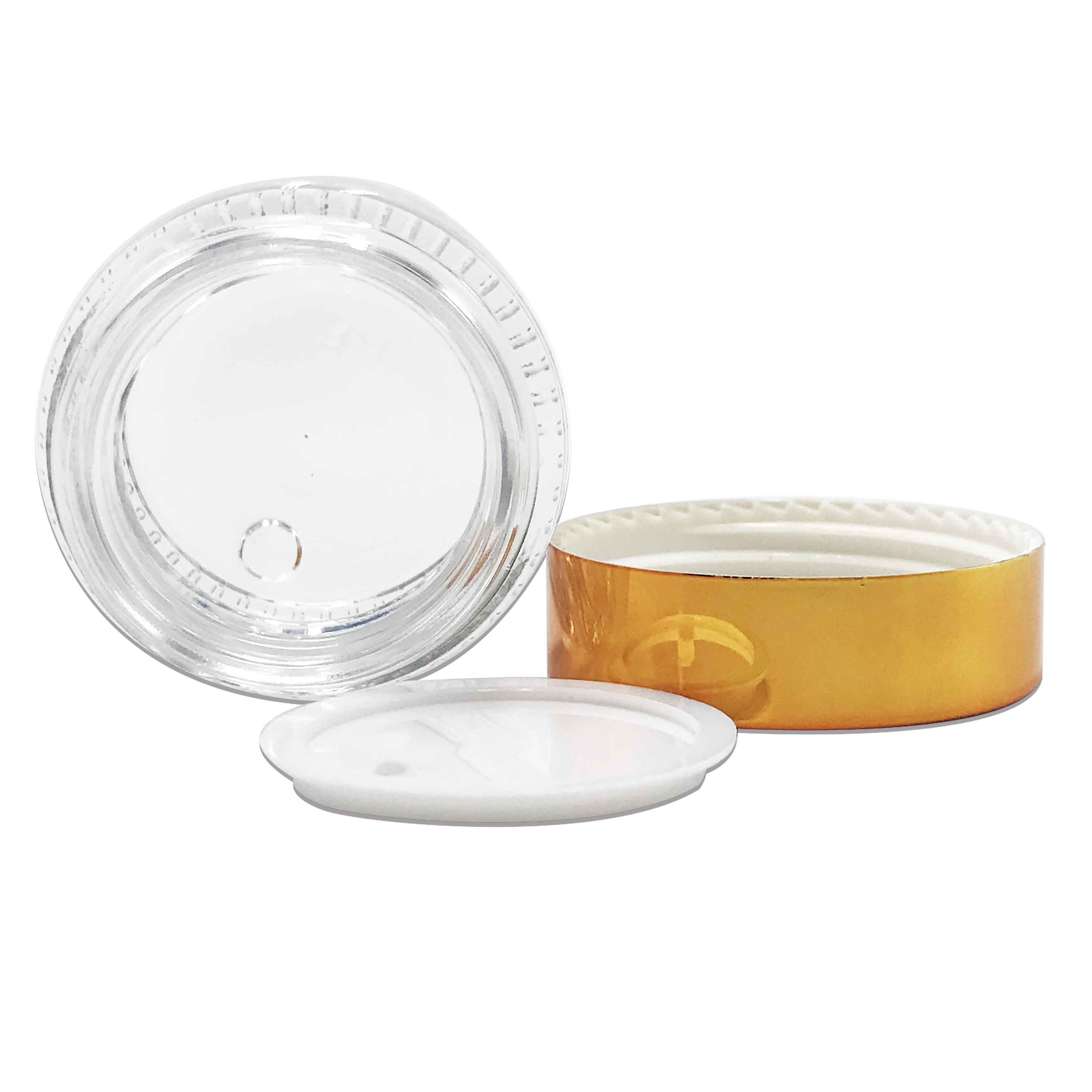 5G 10G 15G 15G 20G 30G 50G 100G clear glass jars with screw cap for cream jars